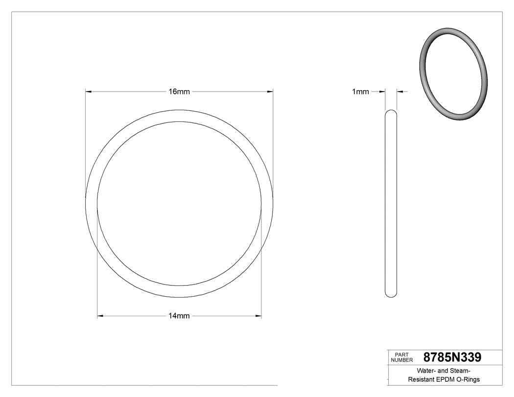 Technical drawing - 8785N339
